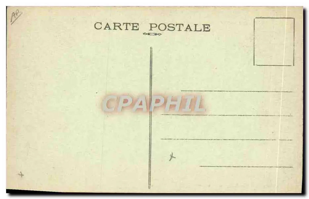 Cherbourg — Maritime Luftfahrt - Seepferd landend — A. Becquemin-Roussard, Verleger in Cherbourg - Rückseite