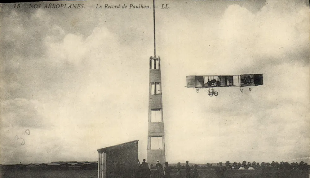 O Recorde de Paulhan — LL. — Nossos Aviões — Série 75 - Frente