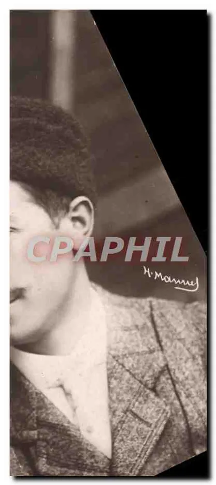 Retrato de um jovem — H. Mannuy — fotógrafo - Frente