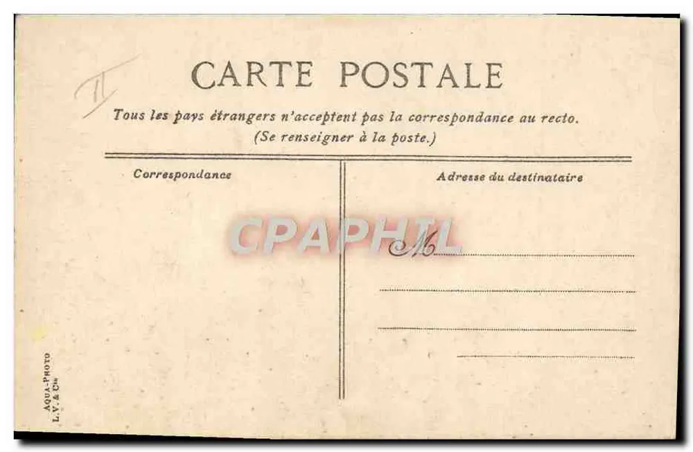 Circuit der Sarthe — Schrankenstelle St-Calais — L.V. & Cie - Rückseite