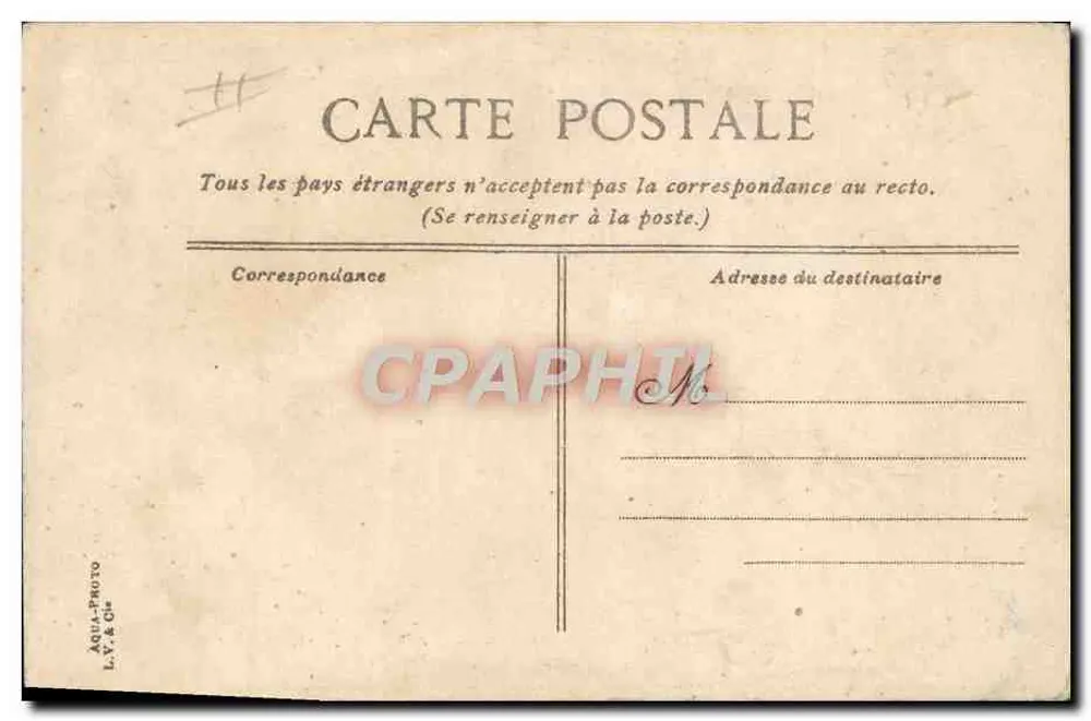 Circuit de la Sarthe — Eine Abfahrt vor Saint-Calais — L.V.&C. - Rückseite