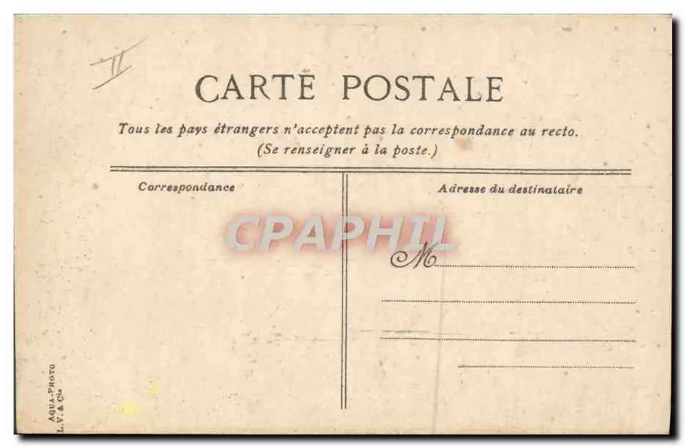 Ausfahrt von Cherrevé — Circuit de la Sarthe — L.V.&C° Nr. 184 - Rückseite