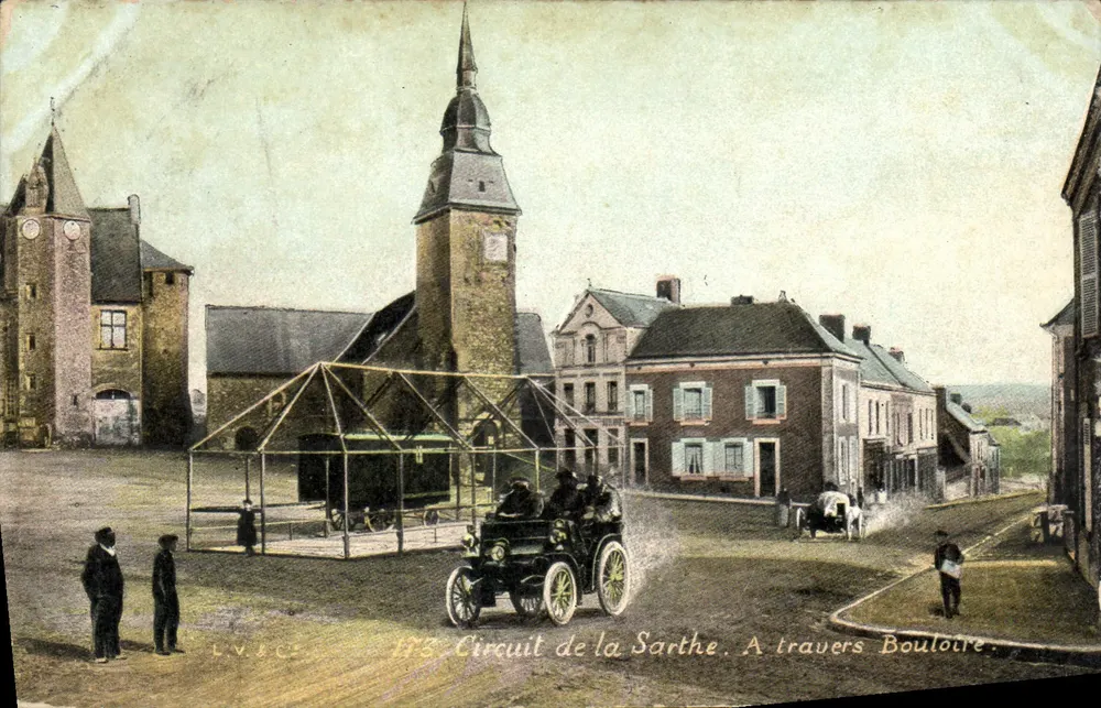 Antike Ansichtskarte Circuit der Sarthe — Durch Bouloire — Verlag L.V.&C. Nr. 173 - Vorderseite