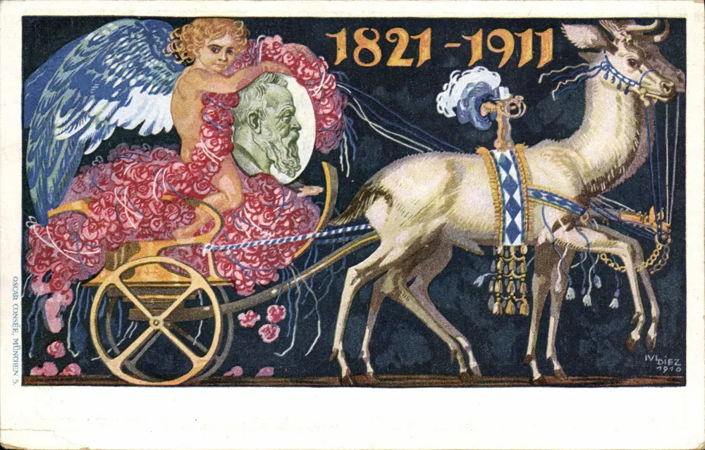 Feier des 100. Jahrestages der griechischen Revolution — 1821-1911 — Verlag: IVPIEZ, n°5 - Vorderseite