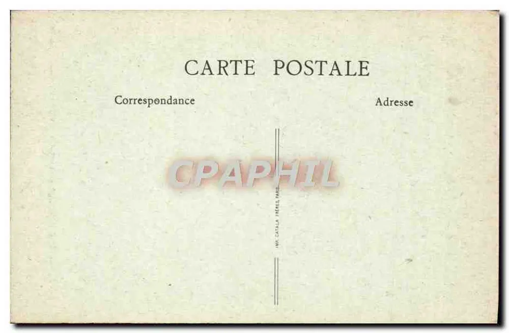 Sainte-Geneviève versorgt Paris — Puvis de Chavannes — B. F. Paris - Rückseite