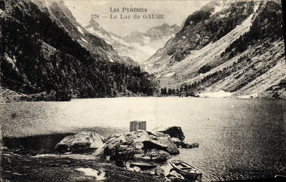 Os Pirineus — O Lago de Gaube — Edição Grand Magasin de la Chapelle - Frente