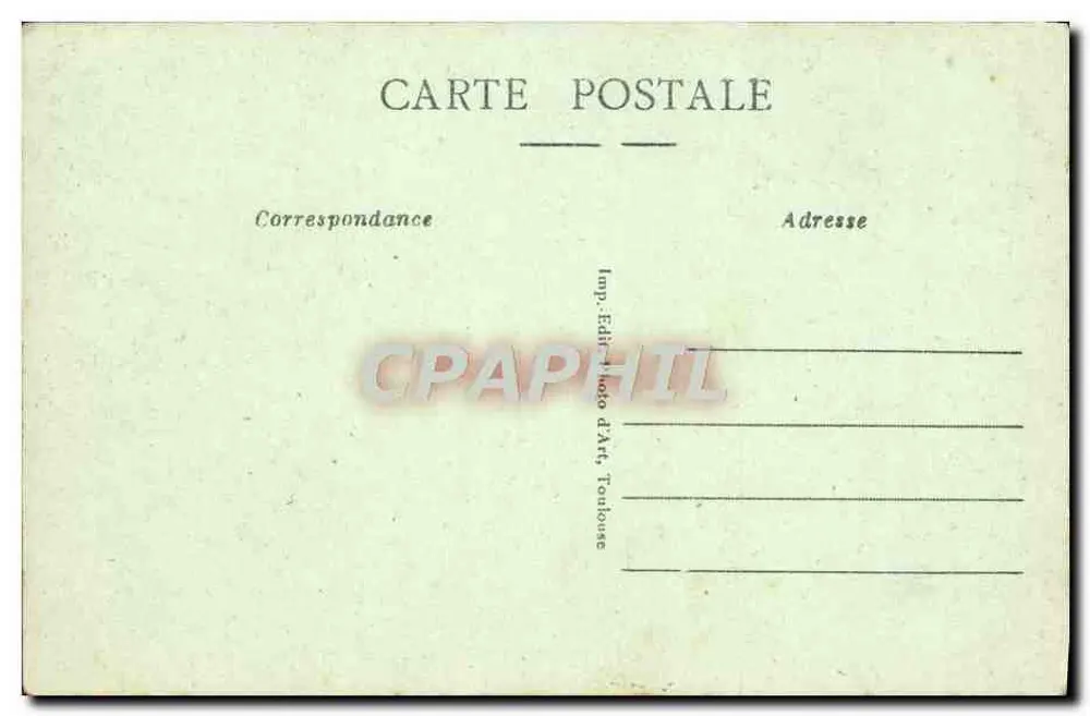 Lourdes — O Forte — Foto Marith, n° 360 - Verso