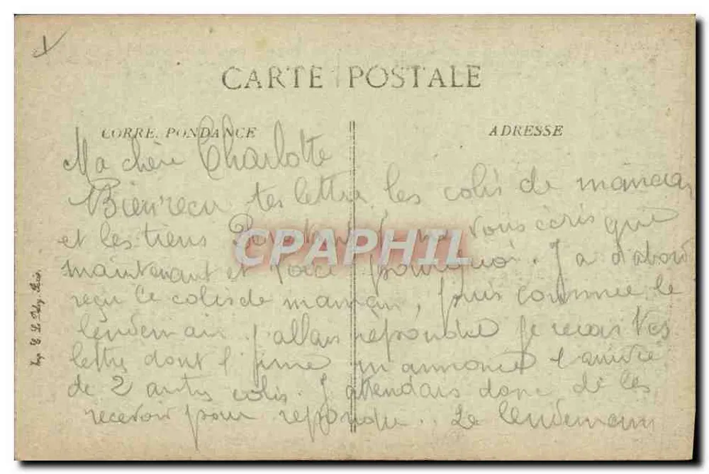Schlacht an der Marne — Sermaize-les-Bains — Verlag O. J. Saint-Dizier - Rückseite