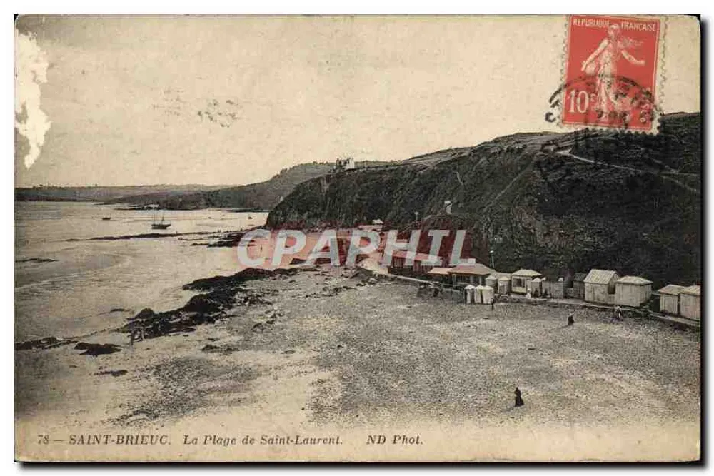 Saint-Brieuc — Strand von Saint-Laurent — ND Fotografie - Vorderseite