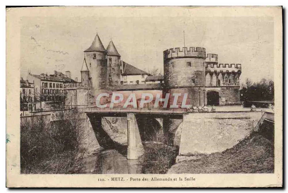 Metz — Tor der Deutschen und die Seille — Verlag Hastman - Vorderseite