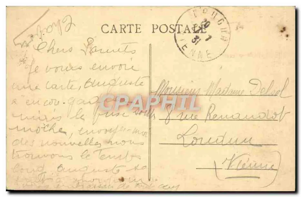 Les Andelys (Eure) — Castelo de Gaillard — Foto Ed. Laverge, Vernon - Verso
