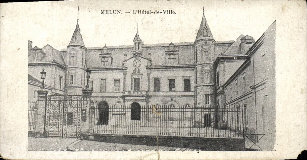 Melun — O Hôtel-de-Ville — editor não identificado - Frente