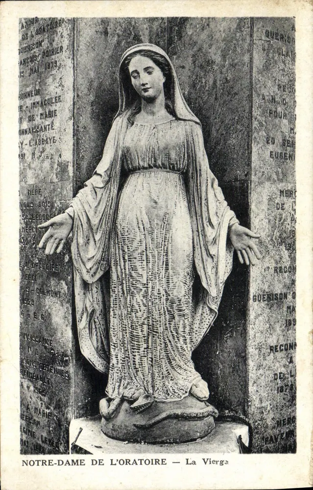 Nossa Senhora do Oratório — A Virgem — Dominfront - Frente