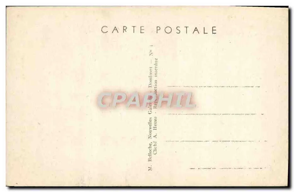 Nossa Senhora do Oratório — A Virgem — M. Belloche, Nouvelles Galettes, Domfront - Verso