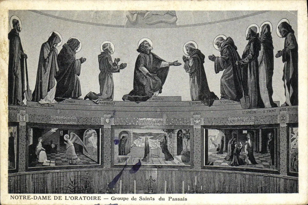 Notre-Dame de l'Oratoire — Gruppe der Heiligen von Passais — M. Belloche, Norvèlles Galènes - Vorderseite
