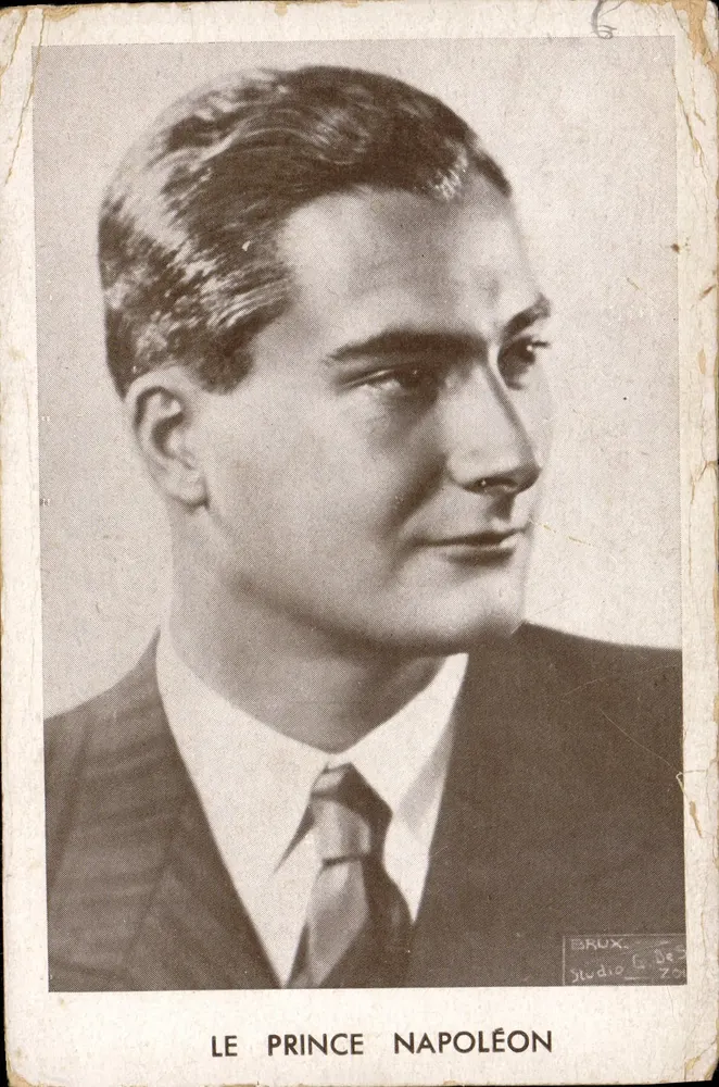 Le Prince Napoléon — portrait en buste — Studio De Zoi, Bruxelles - Frente