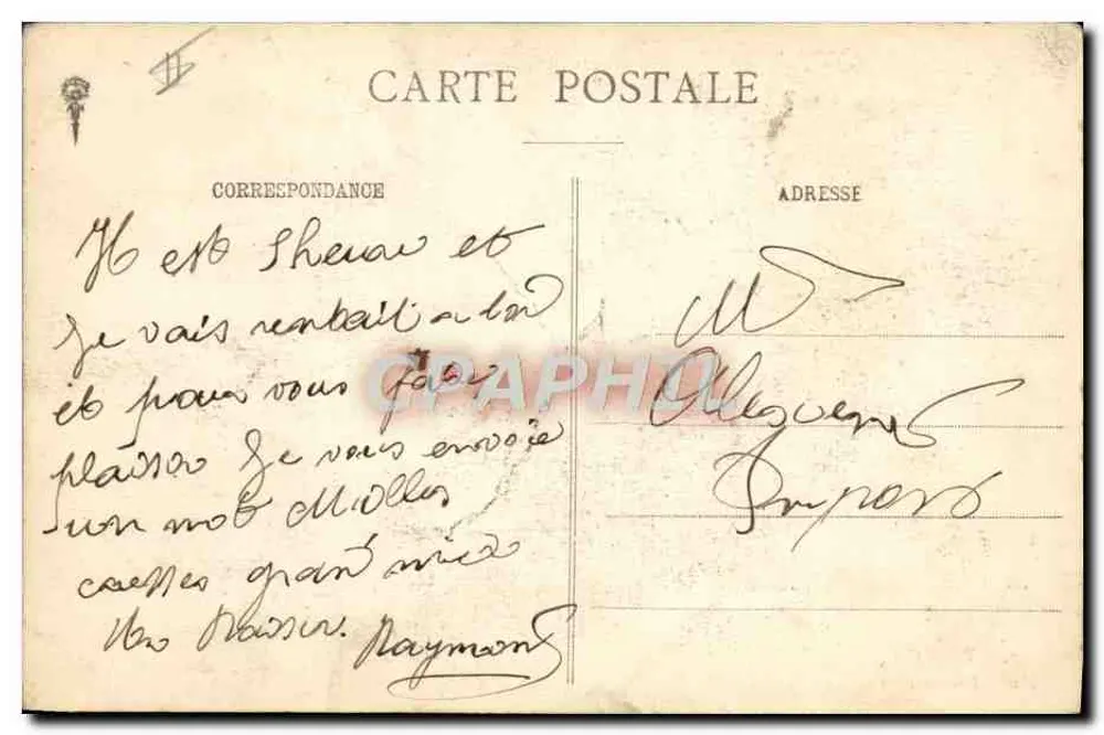 Zwei Matrosen in Toulon — Ein Brief aus dem Land — Artaud et Nozais, Nantes - Rückseite