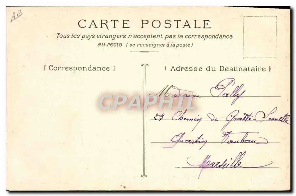 Marina francese — 152 — Feu !... — Gliché Giraud - Verso
