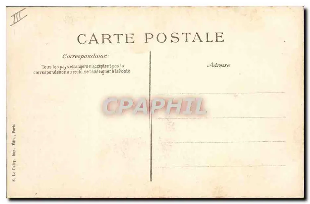 Catástrofe do "Liberté" — As Escombradas — Editor E. Le Tallec, Paris - Verso