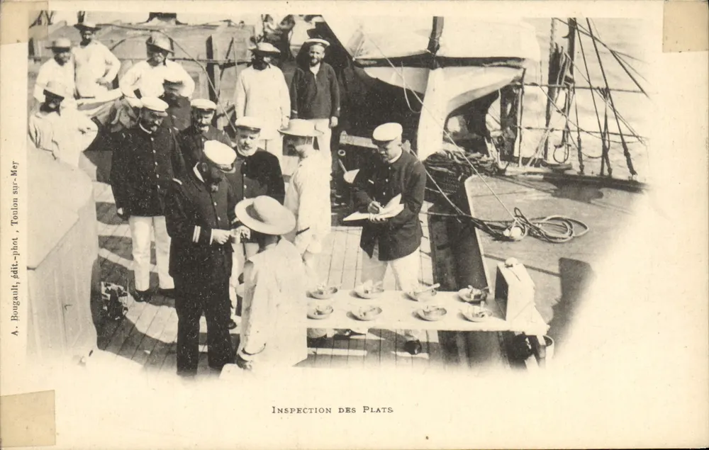 Inspection des Plats — Inspection des Plats — A. Bougault, éditeur, Tonion sur-Mer - Frente