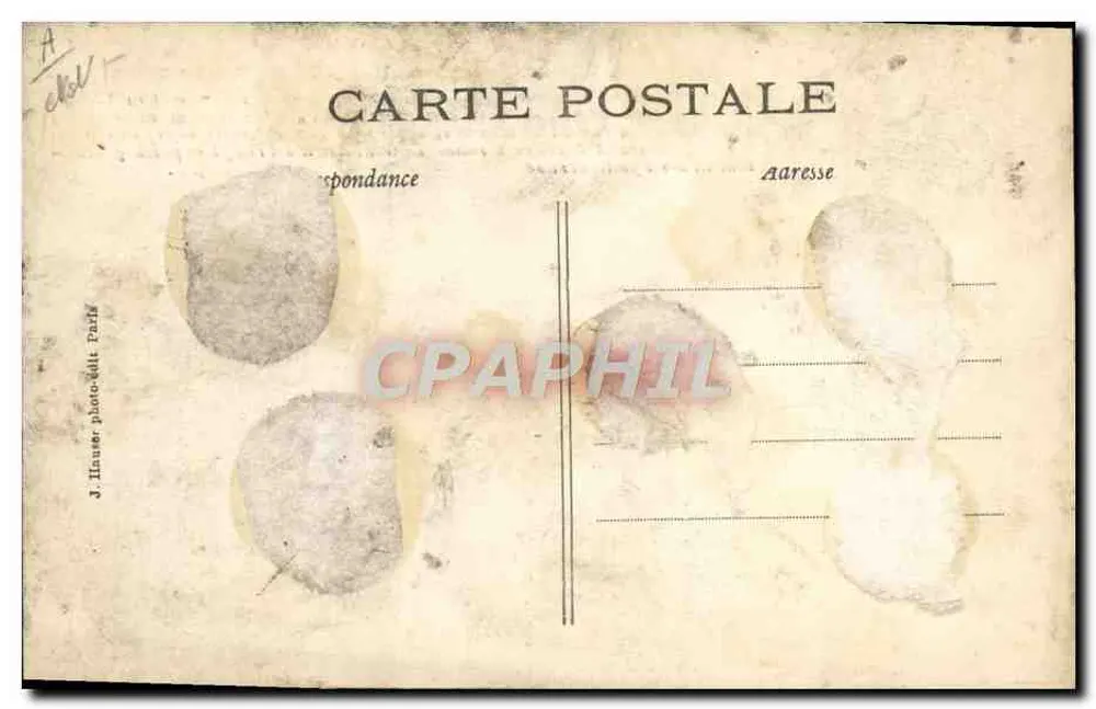 O Avião Henri FARMAN N° 3 — Construído por H. Farman, motor Vivinus 50 HP — J. Hiaute, Paris - Verso