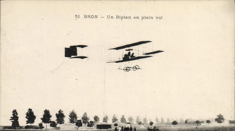 Bron — Ein Flugzeug in der Luft — Serie 51 - Vorderseite