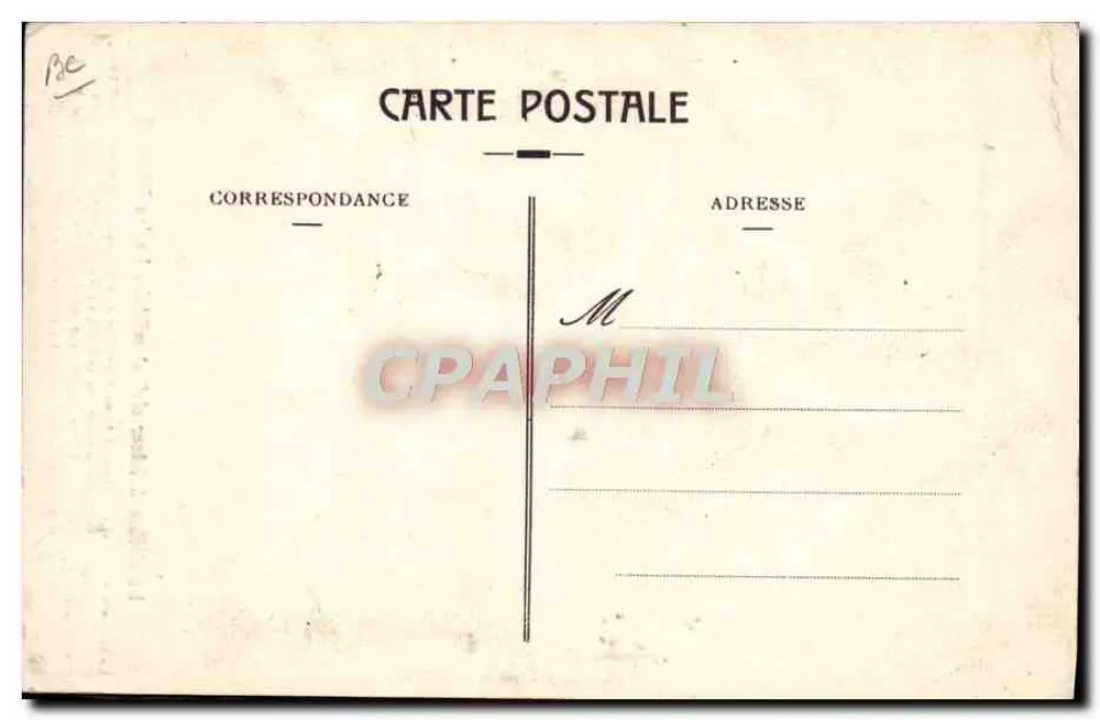 Lucien Deneau — Ziviler und militärischer Flieger — Francis Photo Tarbes - Rückseite