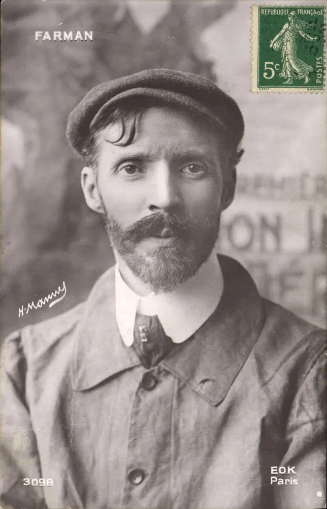 Retrato de um homem — Farman — H. Mammy, Paris, n°3098 - Frente