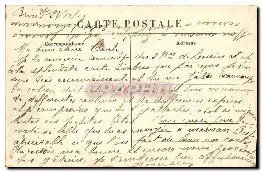 Le Gerbier-des-Joncs (Alt. 1554m) — Ankunft des Busses von Vivarais — Les Htes-Cévennes Illustrées 2597 - Rückseite