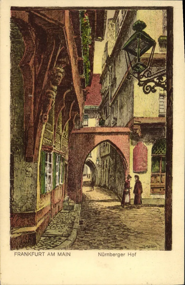 Frankfurt am Main — Nürnberger Hof — Ludwig Klement - Vorderseite