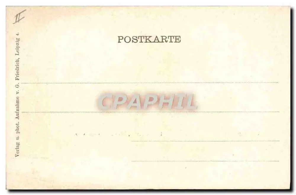 Pleisseparthie, Weg nach Connewitz — Leipzig — Verlag G. Friedrich, Nr. 21 - Rückseite