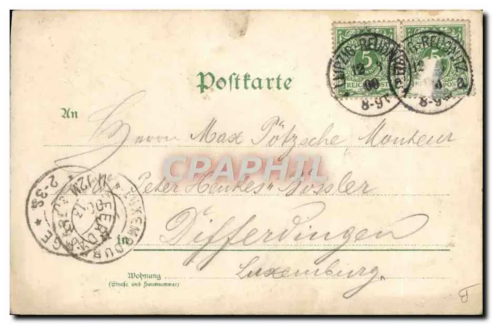 Schützenhaus — Leipzig-Sellerhausen — Verlag Q. Trojans, n° 2979 - Rückseite