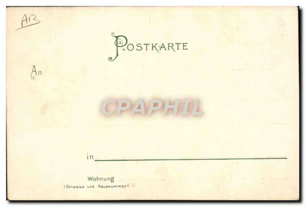 Leipzig — Novo Teatro Municipal — editor Stüss, Dresden, n° da série 'ERIKA' - Verso