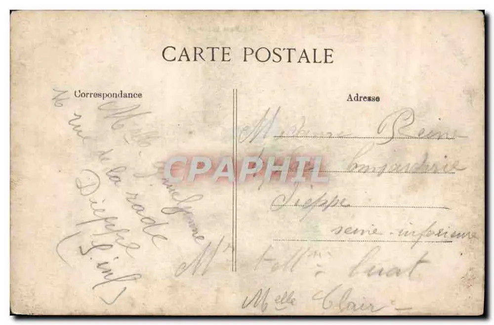 Dieppe — Le Pont tournant — Éditeur ELD, n°15 - Verso