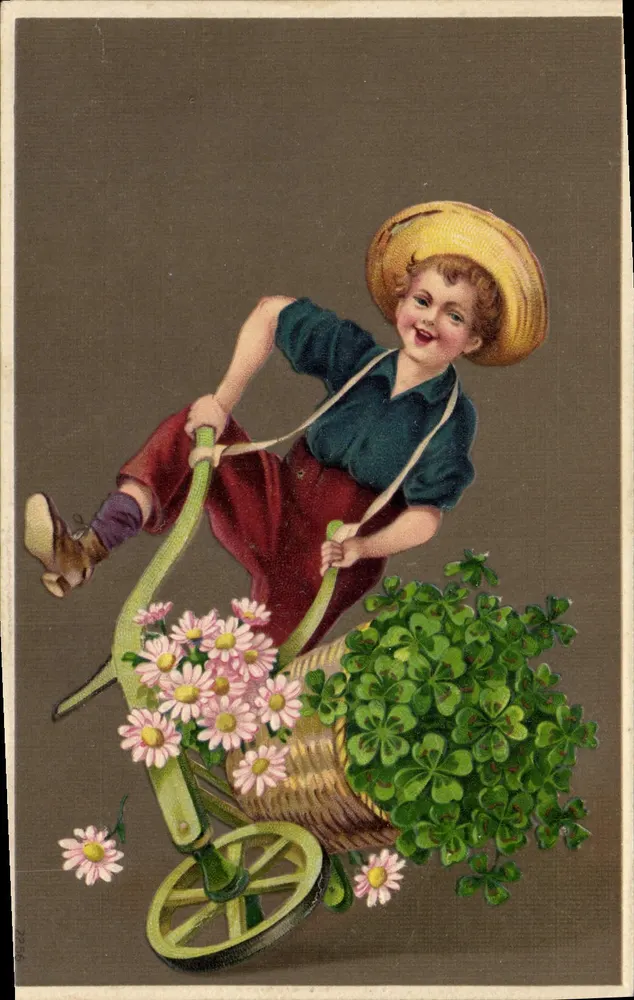 Kind mit Blumenwagen — Ausgabe Nr. 2256 - Vorderseite