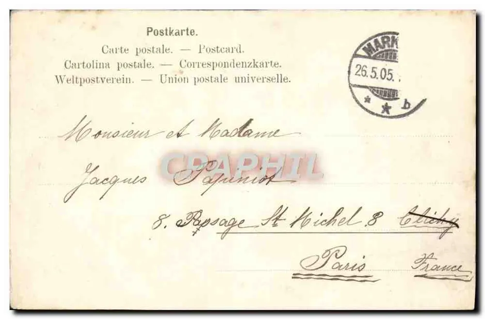 Visão aérea de Lausanne — editor não visível — número de série não visível - Verso