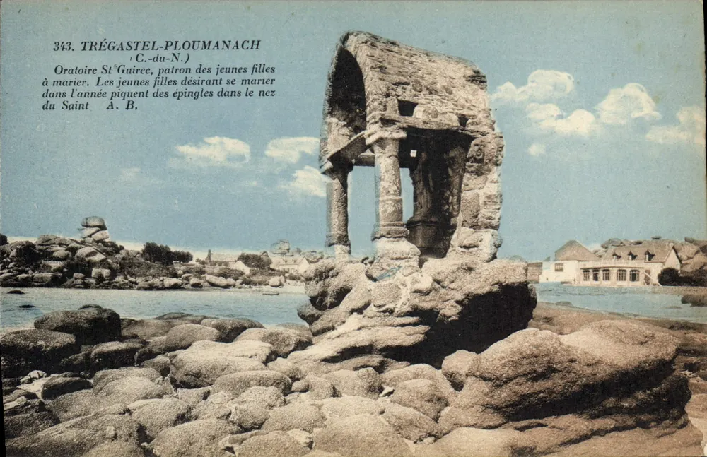 Trégastel-P loumanach — Oratorium Saint-Guirec — Phototypie A. Bruel, Angers - Vorderseite
