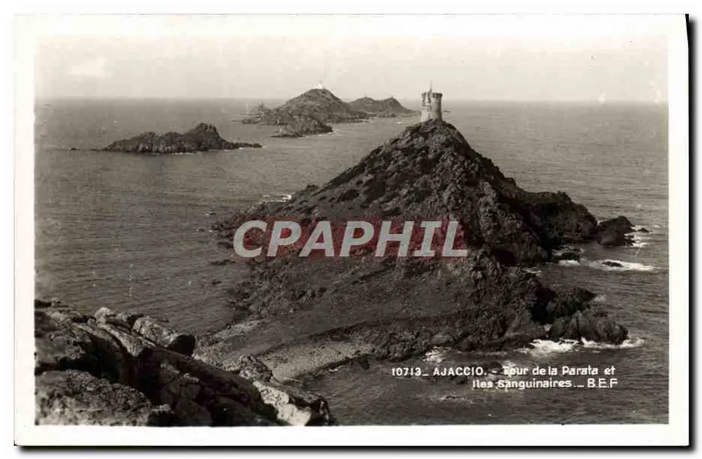 Turm der Parata und Iles Sanguinaires — Ajaccio — B.E.F. - Vorderseite