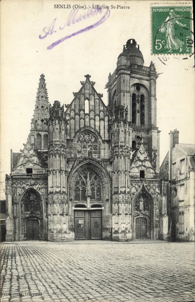 Senlis (Oise) - A Igreja de São Pedro — editor Pauauteuve, Liencourt - Frente