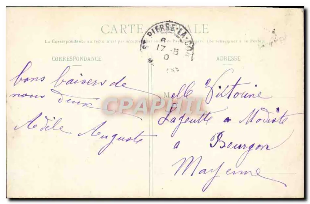 Senlis (Oise) - A Igreja de São Pedro — editor Pauauteuve, Liencourt - Verso
