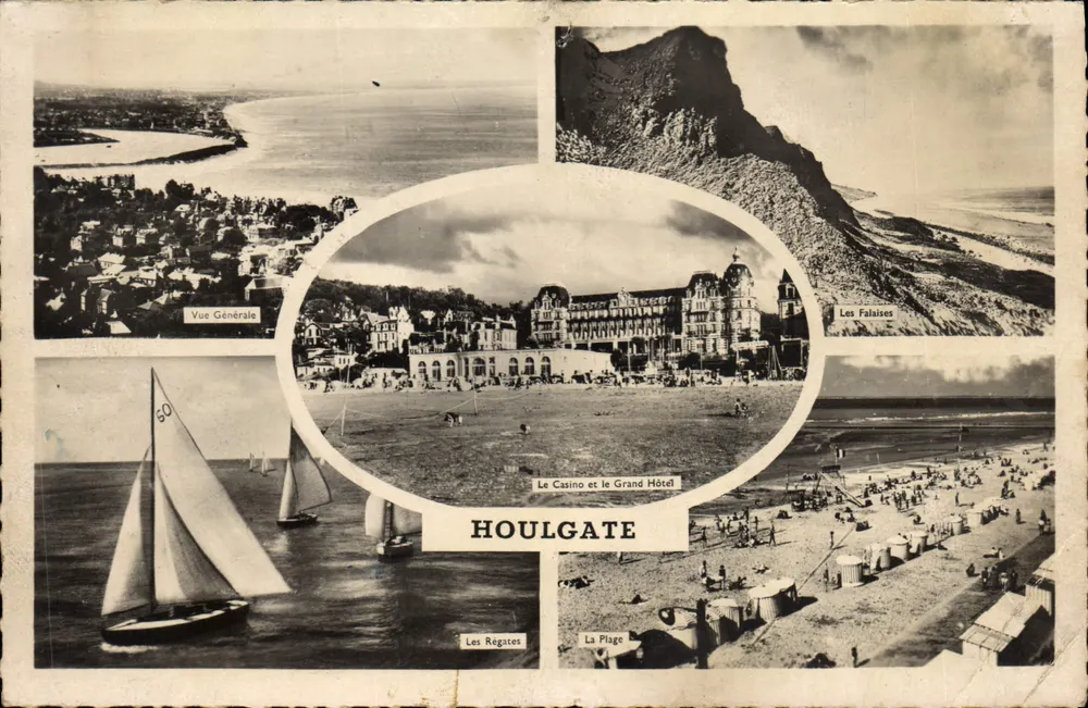Houlgate — Allgemeine Ansicht, Das Casino und das Grand Hotel, Die Klippen, Der Strand, Die Regatten — Editions Caby - Vorderseite