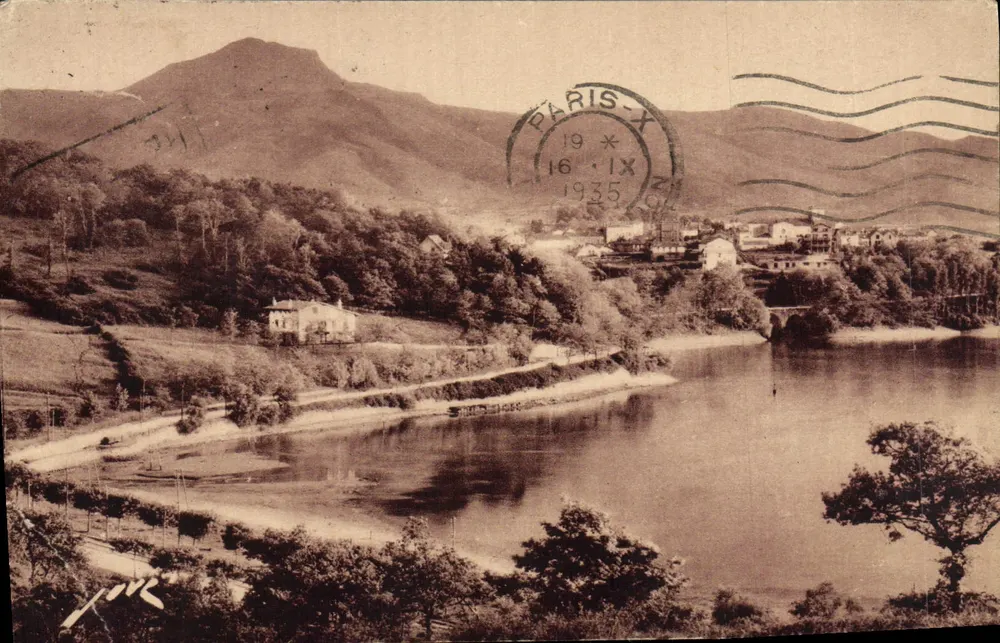 O Pic de la Haye — Vista da praia — Edições JOVÉ, Pau (B.P.) - Frente