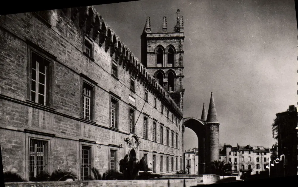 Montpellier (Hérault) — Die Medizinische Fakultät und die Kathedrale Saint-Pierre — Editions d'Art Marrel, Paris - Vorderseite