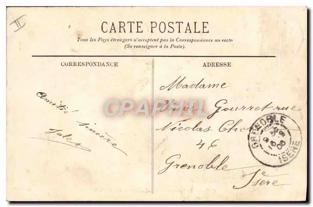 O Lavado do Pontão — (d'après Bourgain) — A. Bougaull. N° 618 - Verso