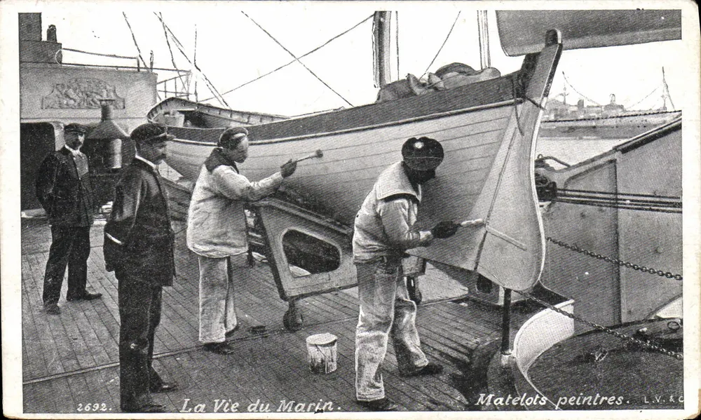 Maler Seeleute — Das Leben des Seemanns — L.V. & C. - Vorderseite