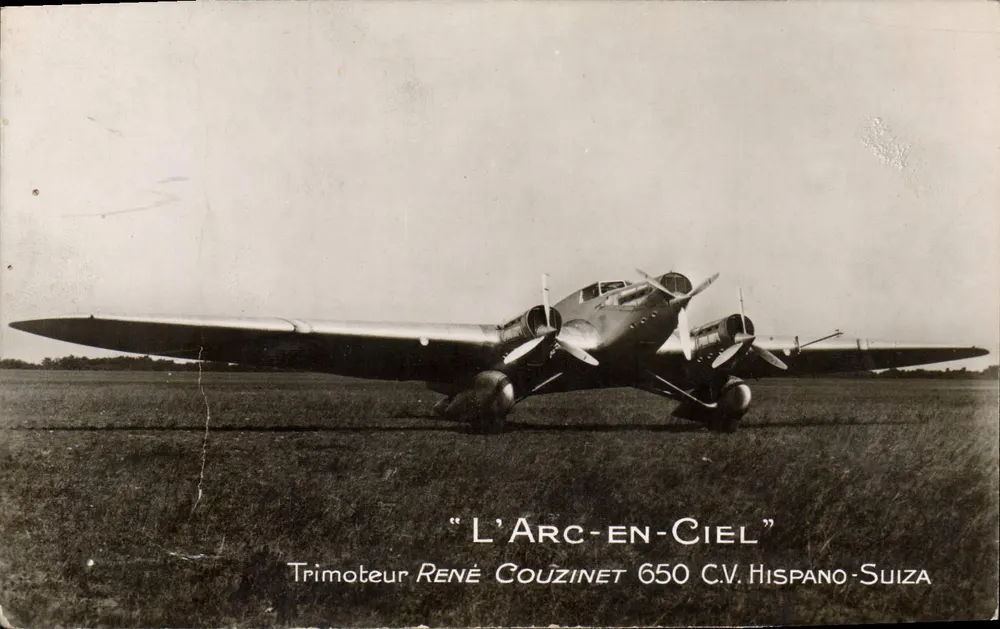 Der Regenbogen — Trimotor René Couzinet 650 C.V. Hispano-Suiza - Vorderseite