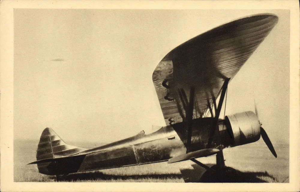 Flugzeug Potez 50 — Gnôme-Rhône 14Krsd — Ligue aéronautique de France, Paris - Vorderseite