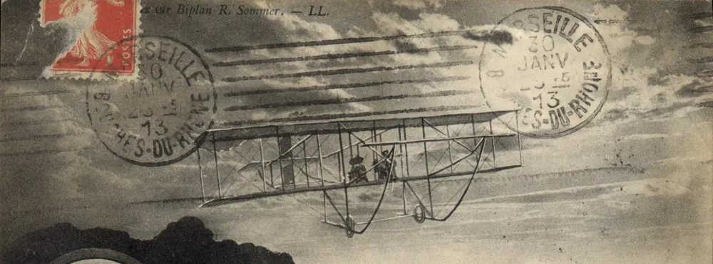 Samolot dwumotorowy R. Sommer — LL. — Wydawca: LL. - Awers