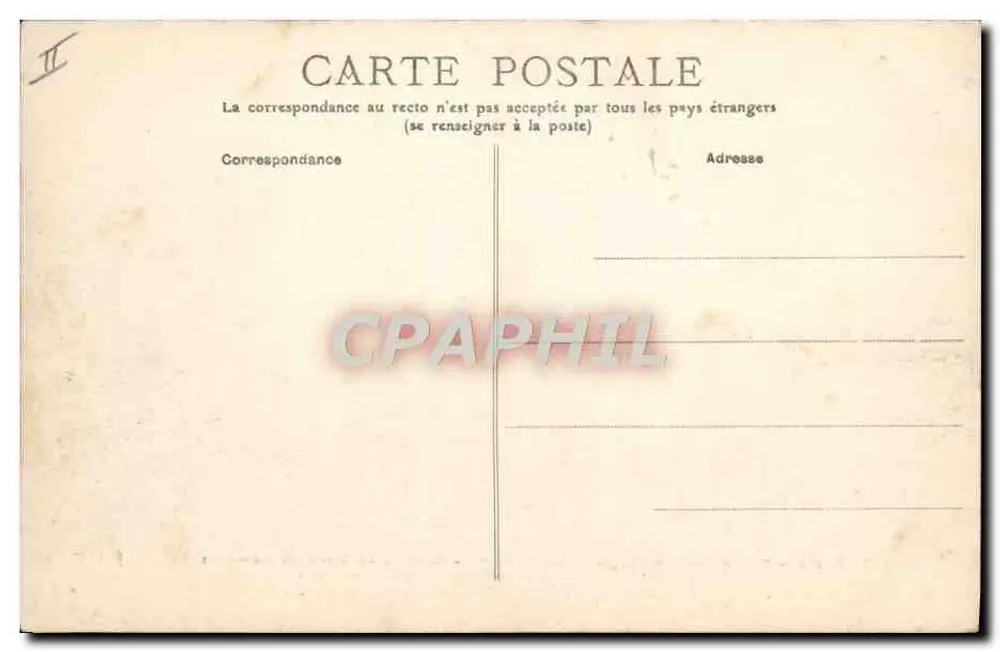 Paris — Pont Alexandre-III, Gare des Invalides — Passage des Grafen de Lambert im Wright-Flugzeug, Flug zur Eiffelturm am 18. Oktober 1909 - Rückseite