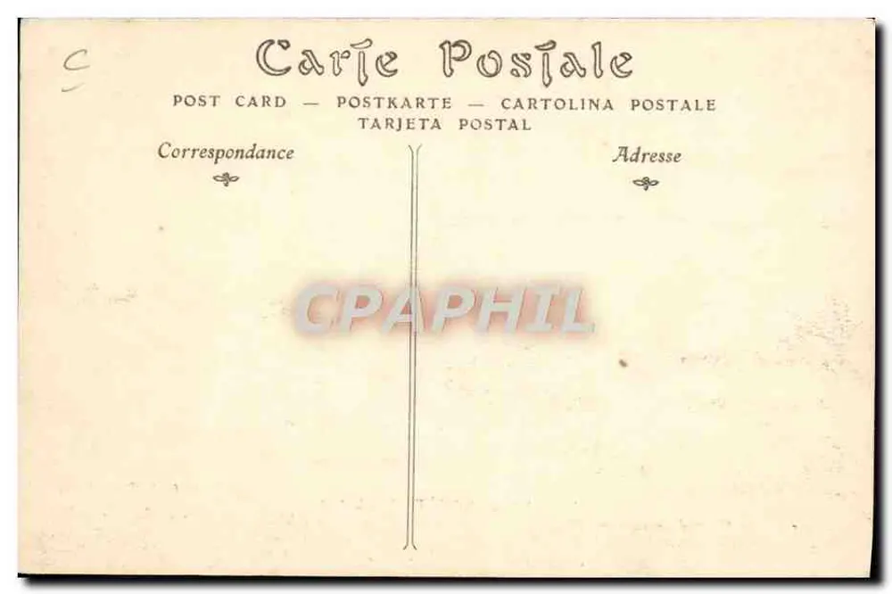 A Conquista do Ar — Wilbur Wright — Cliché Branger - Verso